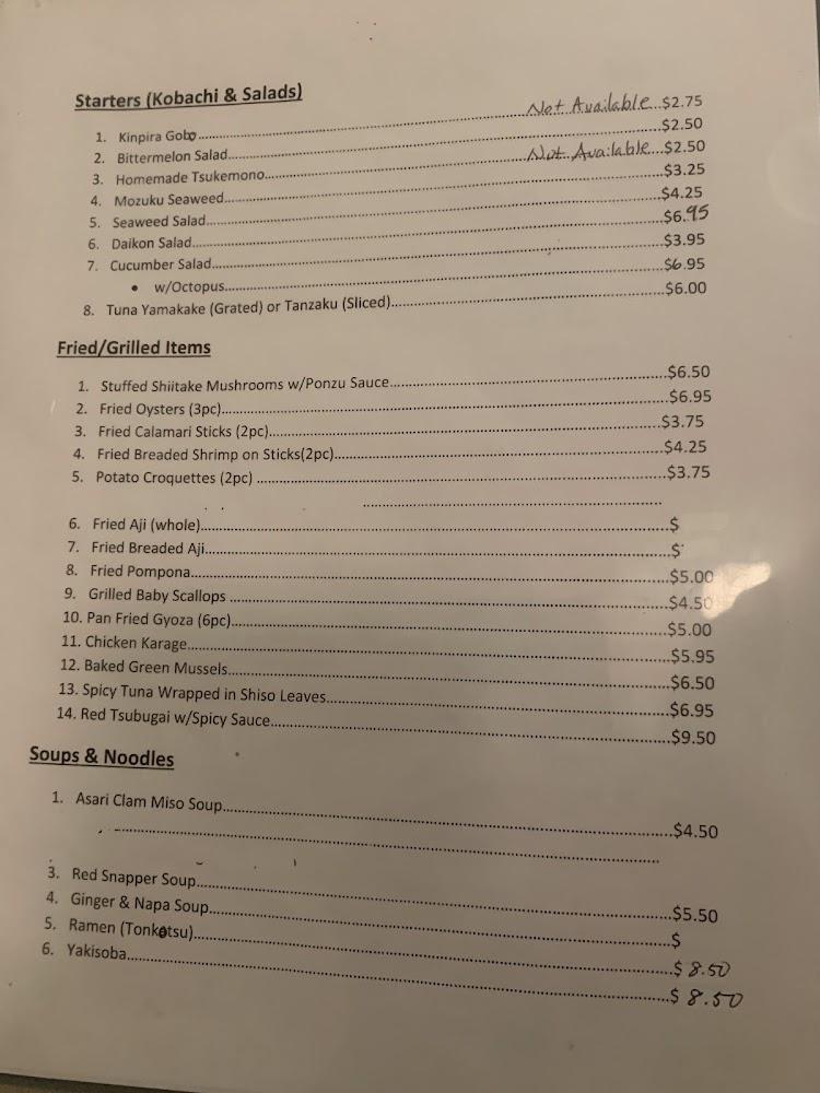 Sushi Sai Japanese Restaurant Menu image 4